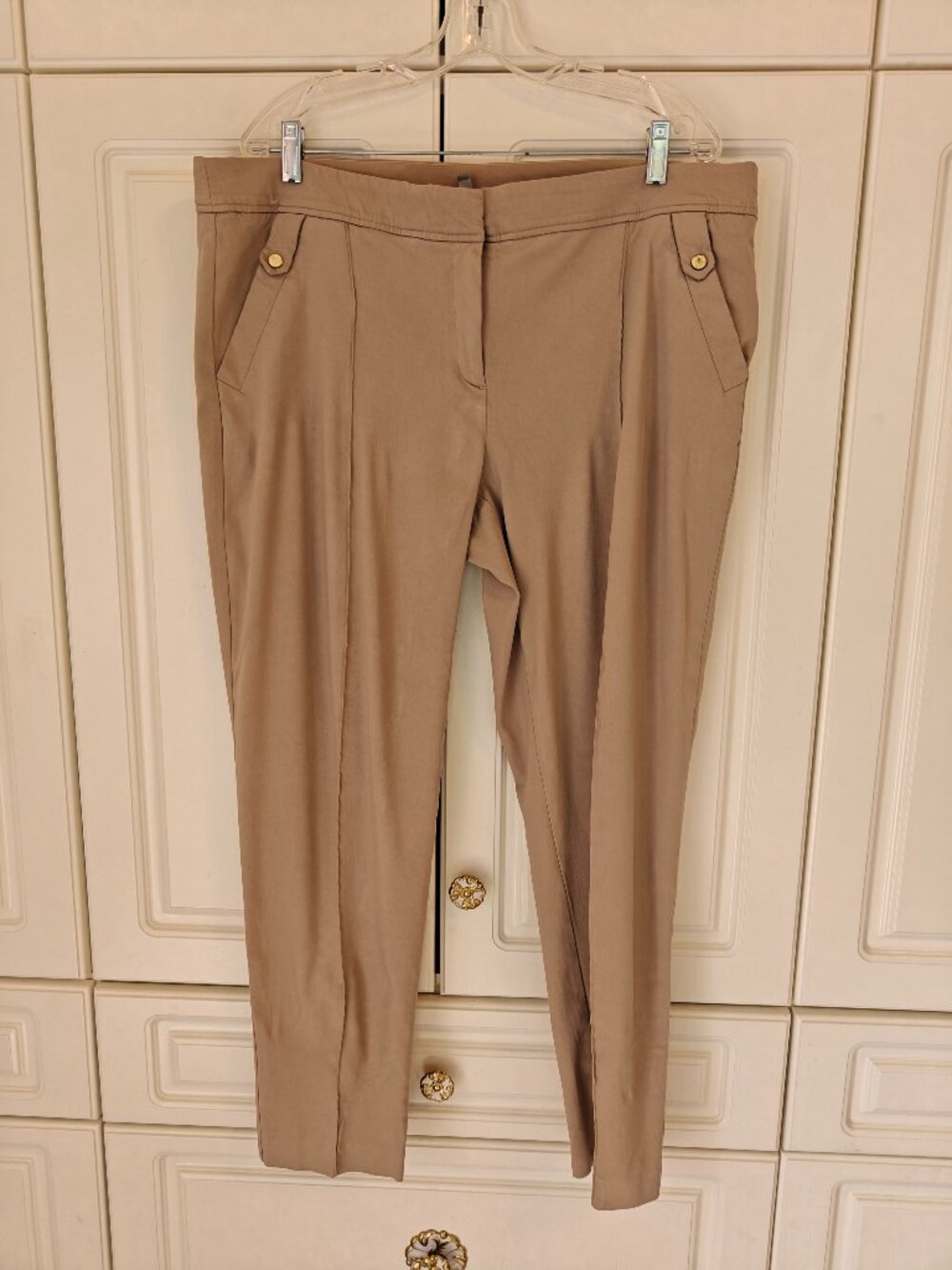 JM Collection Tan Women's Pants, Size 18